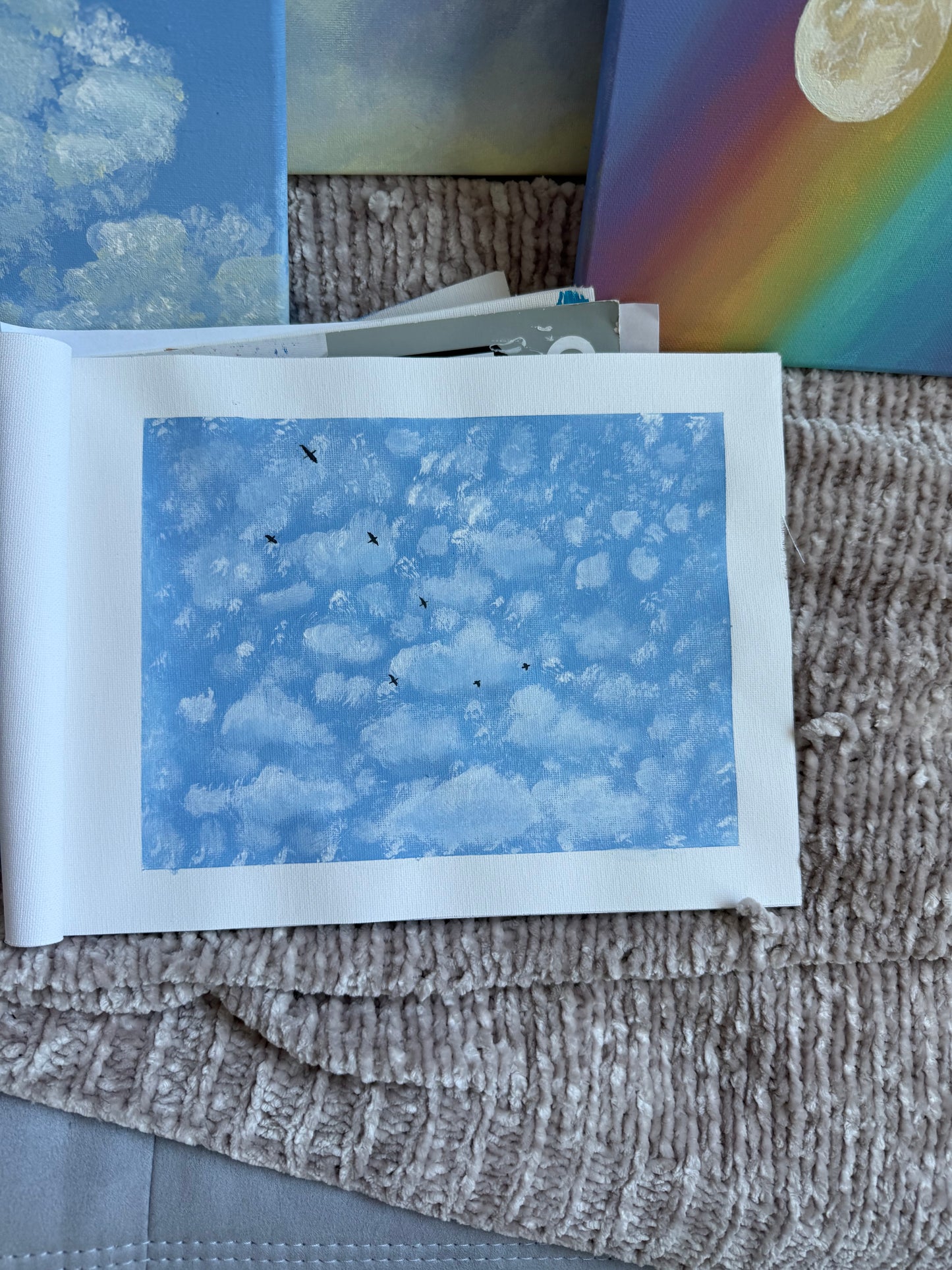 Blue Raspberry 7" x 9"