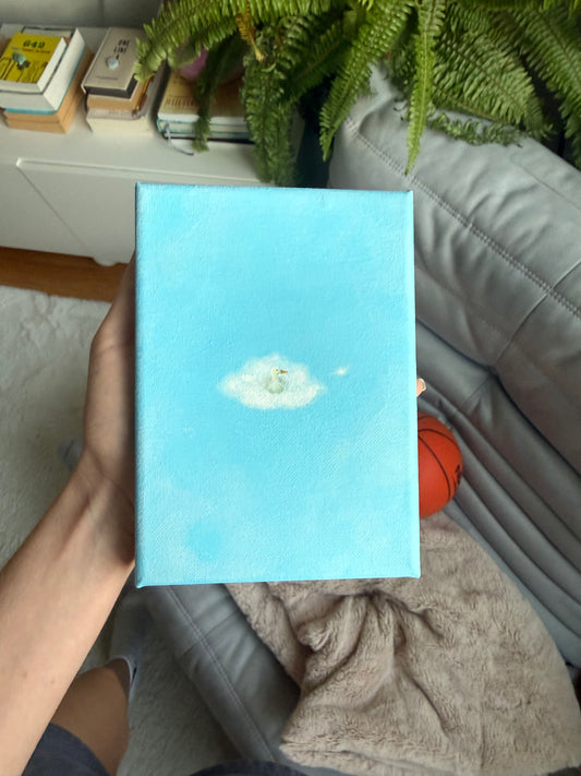 Duck in a cloud