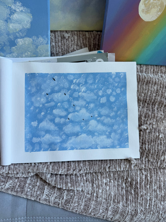 Blue Raspberry 7" x 9"