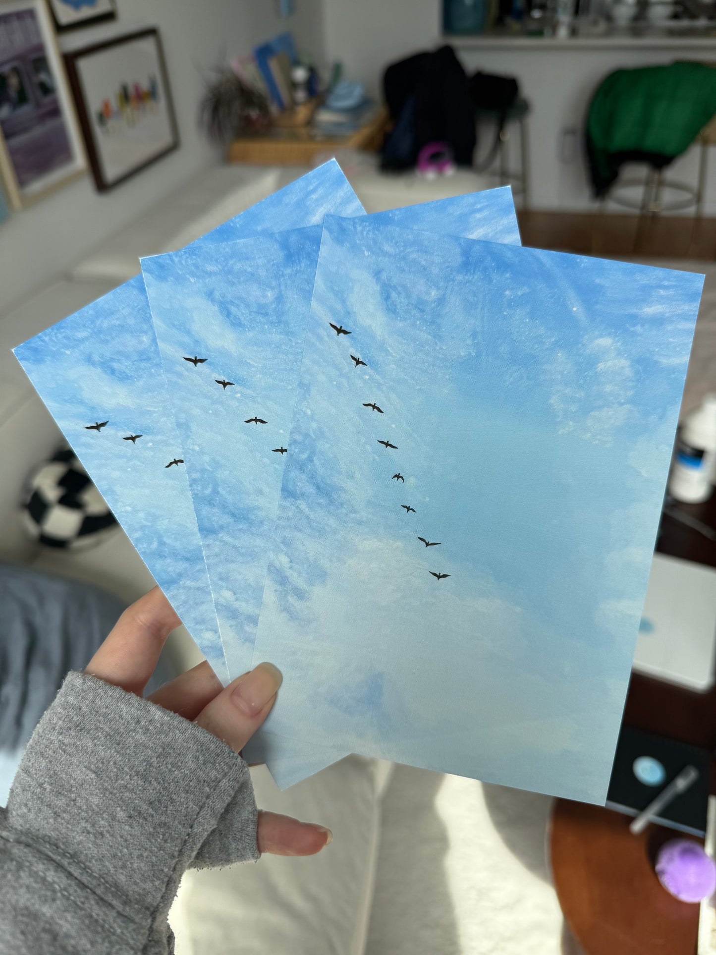 meet me in the sky print