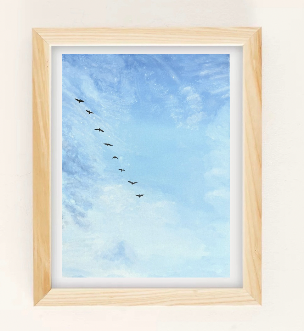 meet me in the sky print